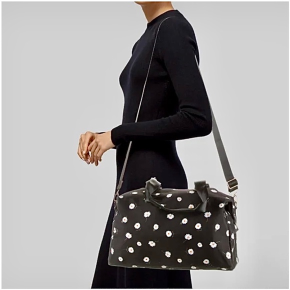 Alice + Olivia Daisy Print Duffle Bag Tote by Stacey Bendet - Picture 2 of 16